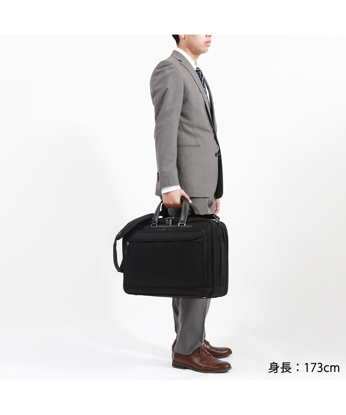 エース ace. 【日本正規品】 エースジーン ビジネスバッグ 2WAY ace.GENE ショルダー B4 ノートPC 大容量 ブリーフケース 通勤 EVLー4.0 68305 （ブラック） ブラック