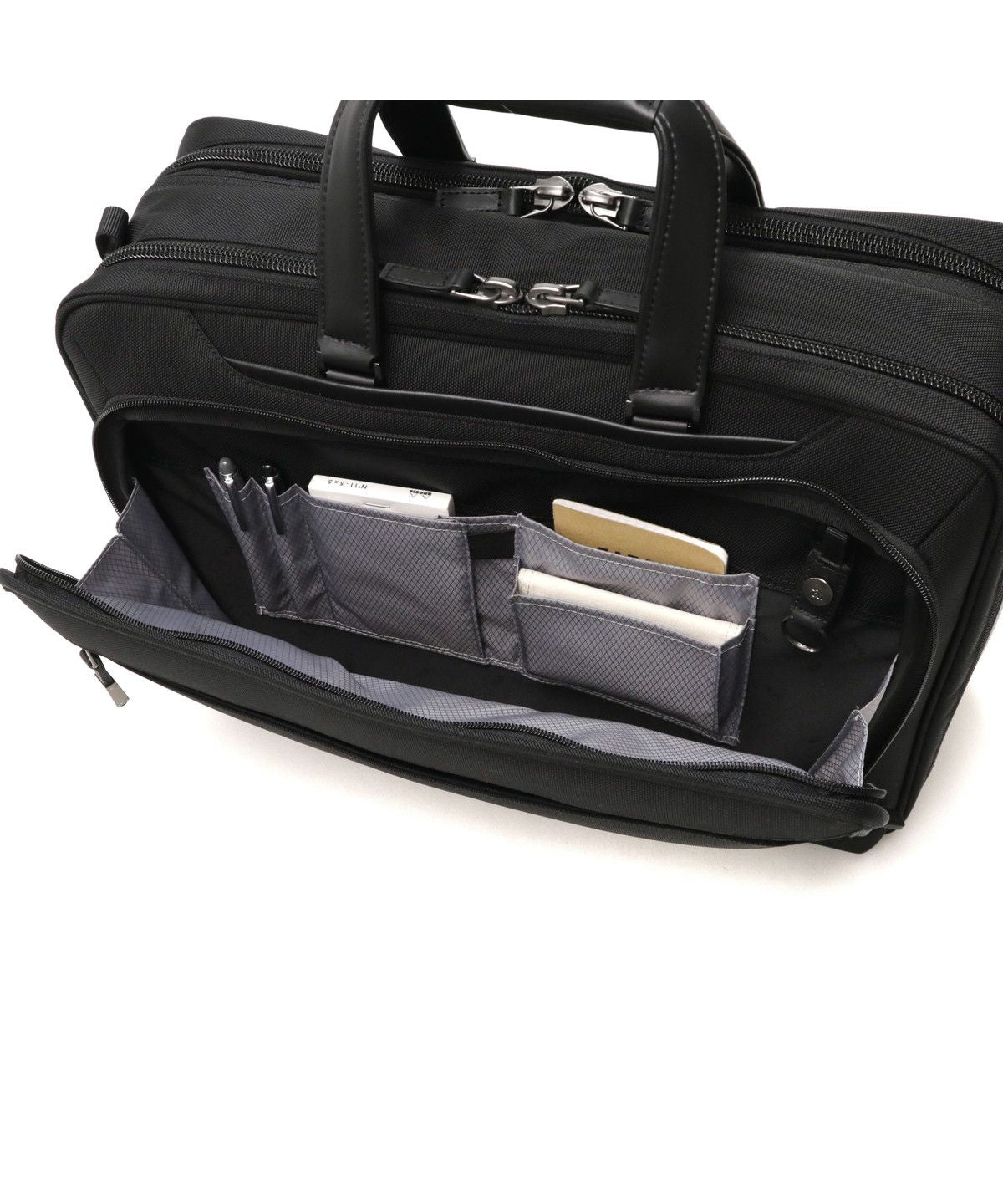 エース ace. 【日本正規品】 エースジーン ビジネスバッグ 2WAY ace.GENE ショルダー B4 ノートPC 大容量 ブリーフケース 通勤 EVLー4.0 68305 （ブラック） ブラック