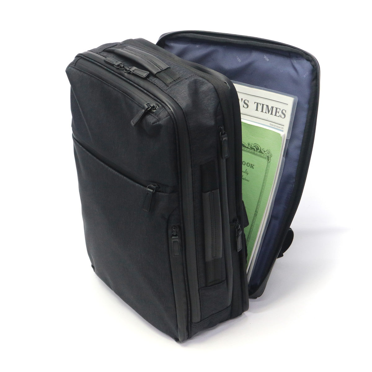 エース ace. 正規品5年保証 ビジネスリュック メンズ エース 軽量 ブランド 15L 20L リュック ビジネスバッグ ビジネス 通勤 出張 撥水 マチ拡張 PC 2層 ガジェタブルヘザー2 68297 （ブラック） ブラック