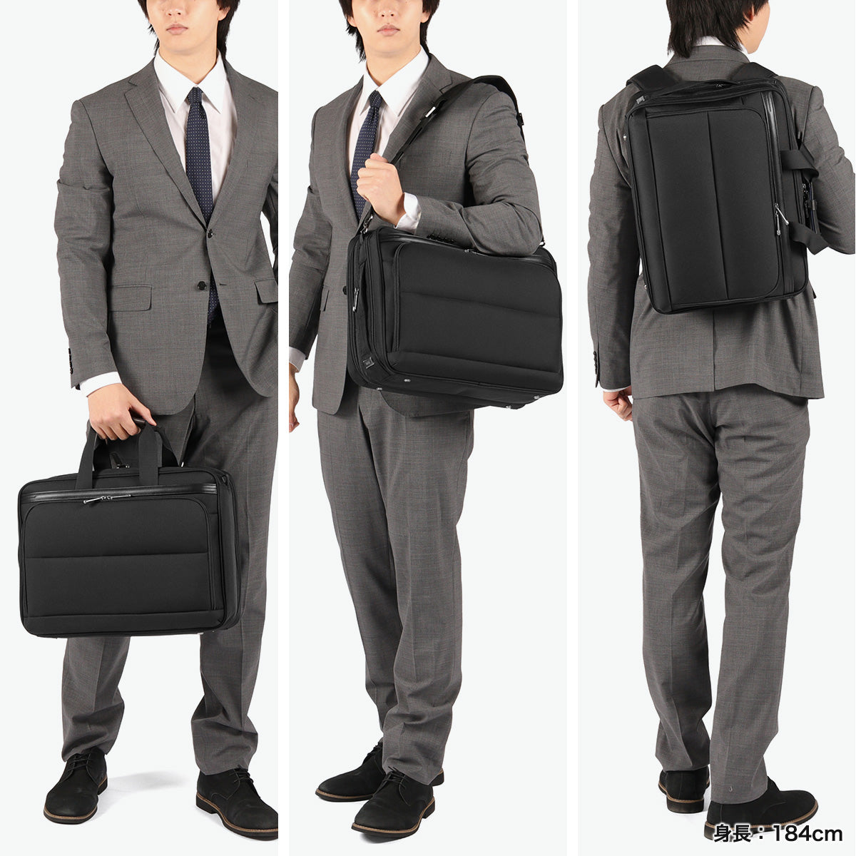エース ace. 正規品5年保証 ビジネスバッグ メンズ 通勤 大容量 ブランド ビジネス 出張 オフィス PC収納 拡張 丈夫 3WAY A4 B4 15.6inch 21L 29L エース デヴェル 20266 （ブラック×ネイビー） ブラック×ネイビー