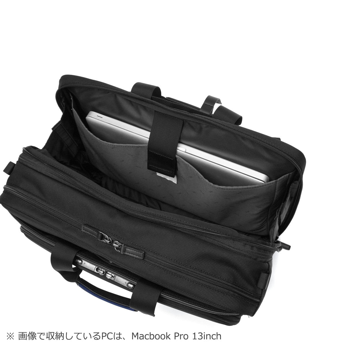 エース ace. 正規品5年保証 ビジネスバッグ メンズ 通勤 大容量 ブランド ビジネス 出張 オフィス PC収納 拡張 丈夫 3WAY A4 B4 15.6inch 21L 29L エース デヴェル 20266 （ブラック×ネイビー） ブラック×ネイビー