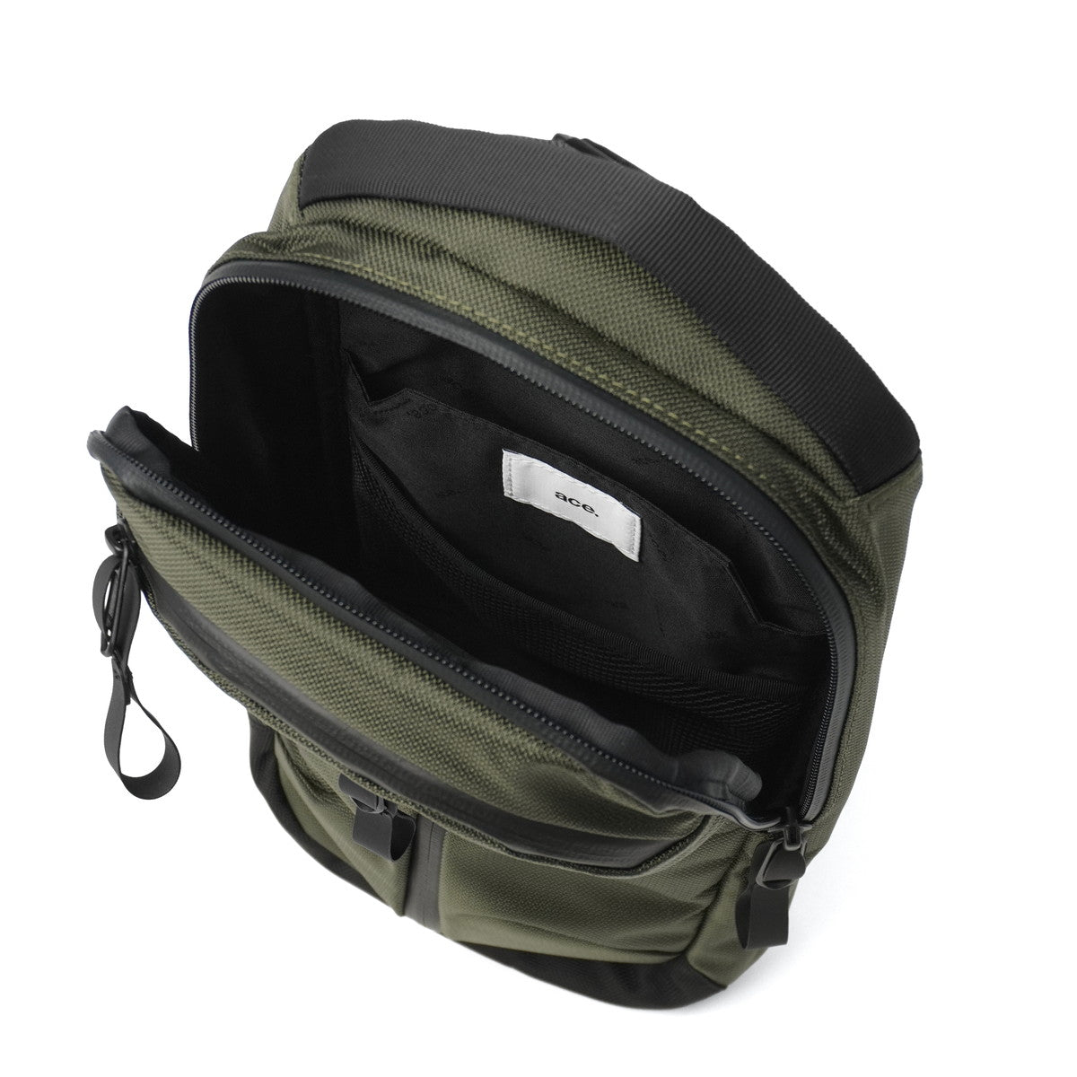 エース ace. 正規品5年保証 ボディバッグ メンズ レディース ブランド かっこいい バッグ 撥水 軽い 小さめ 斜めがけ タブレット収納 8inch ワンショルダー A5 6L ラグマスター2 17765 （カーキ） カーキ