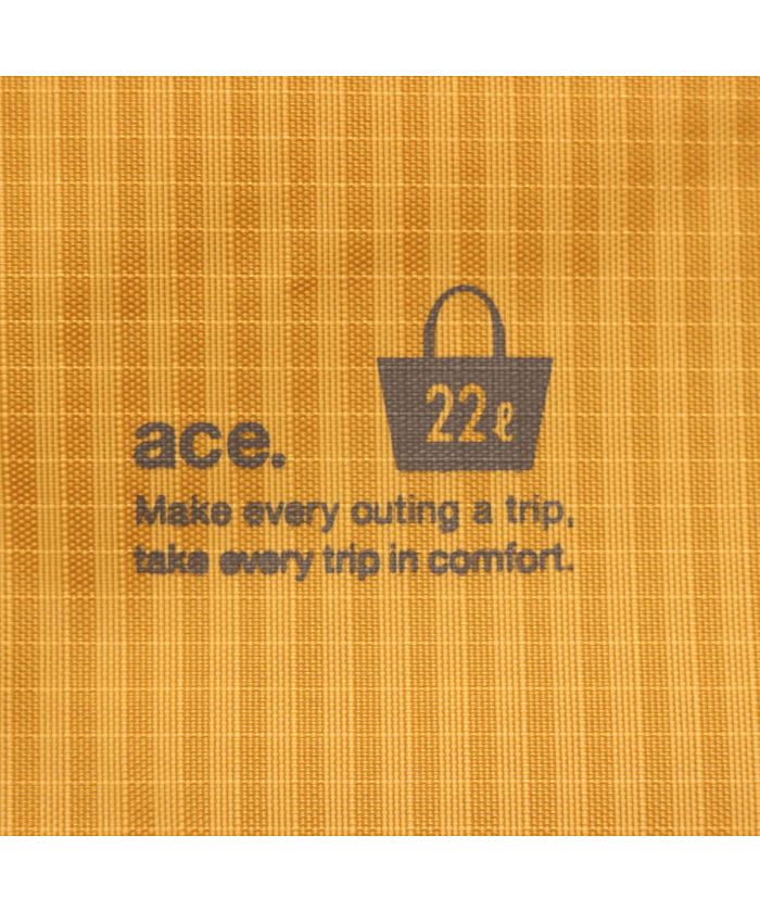 エーストーキョー ace.TOKYO エース トートバッグ ace. 折りたたみバッグ フォルケット エコバッグ 軽量 パッカブル B4 22L ace.TOKYO エーストーキョー 67158 （オレンジ） オレンジ