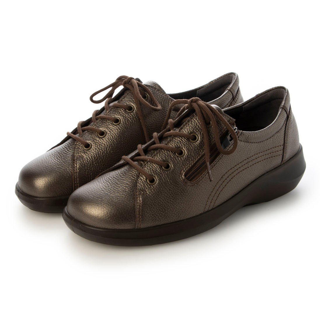ACHILLES SORBO レザーシューズ　23.5 ACHILLES SORBO Leather shoes with side zipper