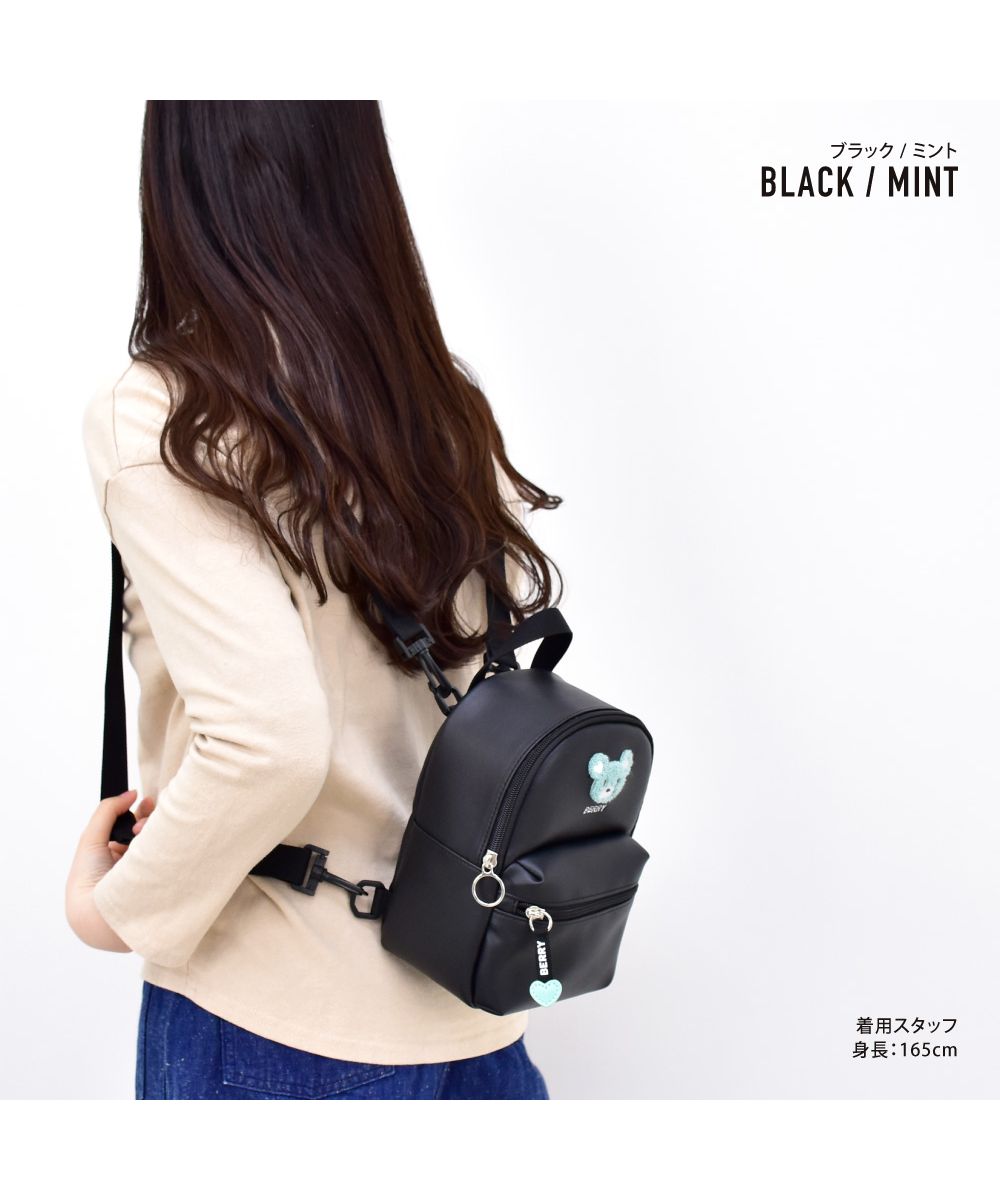 ランナー RUNNER リュック リュックサック デイパック 合皮 小さめ ファスナー ロゴ 多機能 刺繍 2way ショルダーバッグ おしゃれ 人気