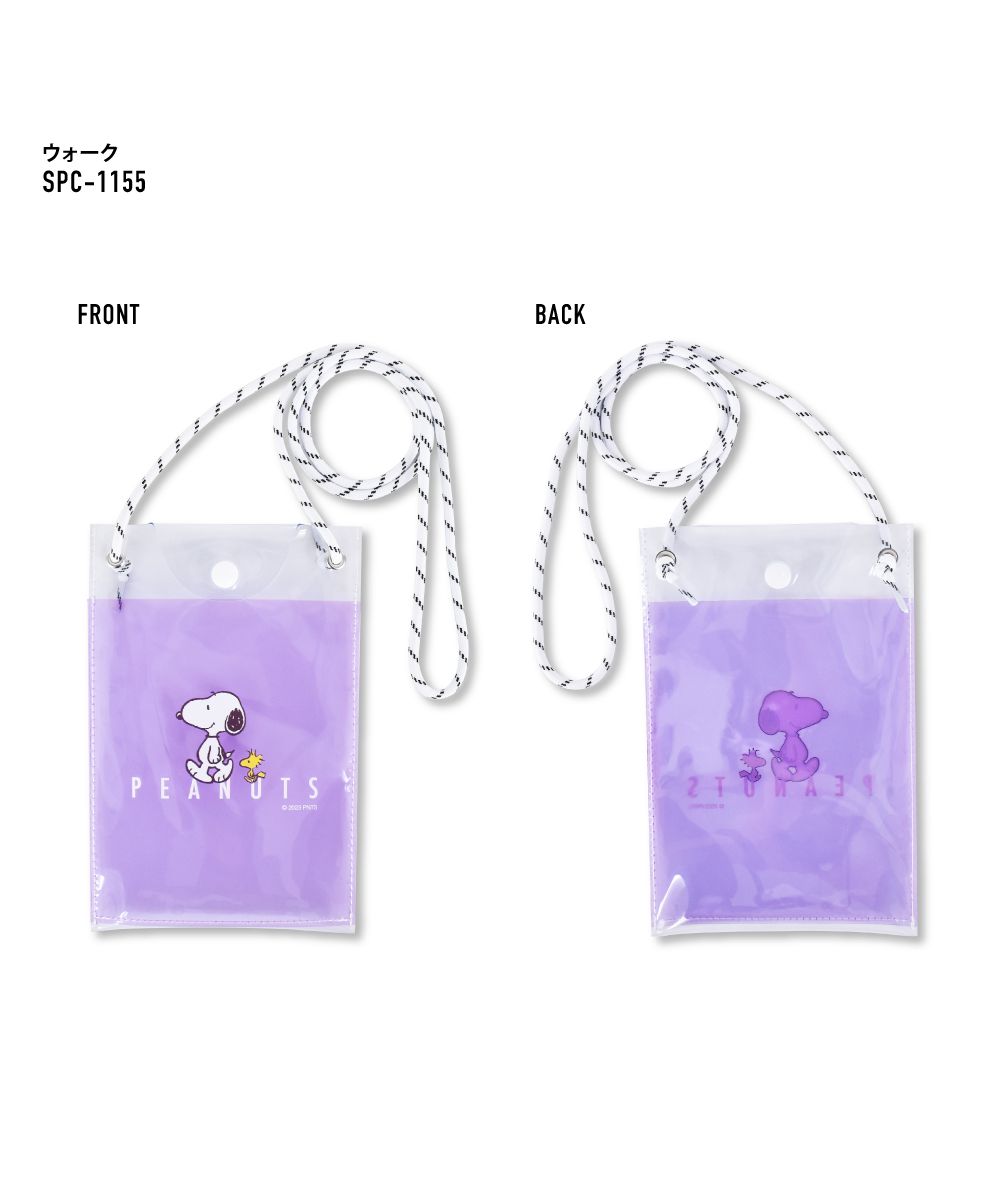 ランナー RUNNER スヌーピー ショルダーバッグ ミニショルダー 斜めがけ 撥水 軽量 小さめ ショルダーポーチ ロゴ PVC 女子 男子 男女兼用 高校生 ユニセックス レディー