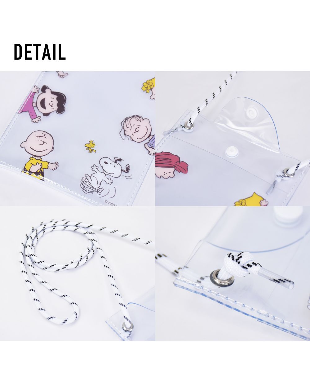 ランナー RUNNER スヌーピー ショルダーバッグ ミニショルダー 斜めがけ 撥水 軽量 小さめ ショルダーポーチ ロゴ PVC 女子 男子 男女兼用 高校生 ユニセックス レディー