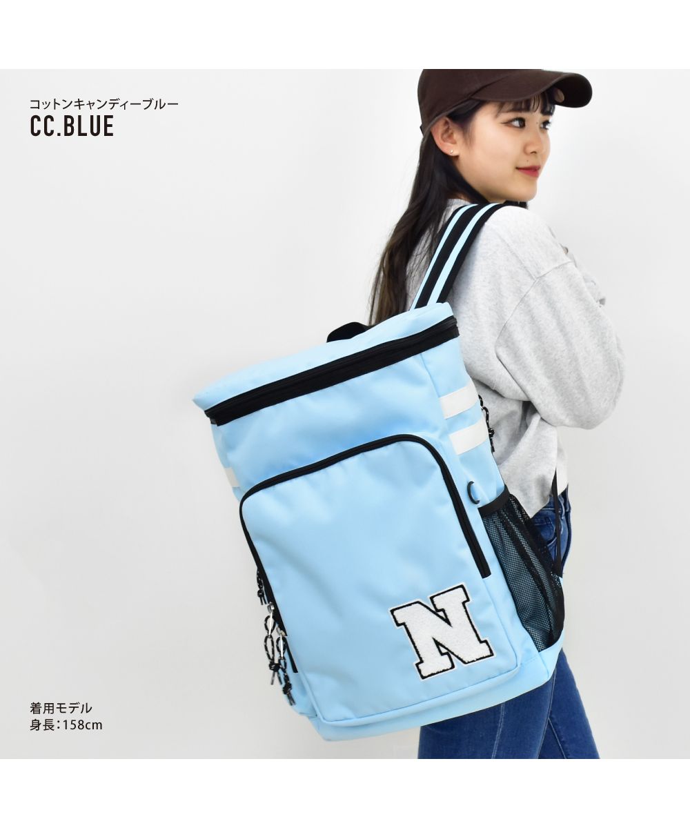 Runner Aventura Backpack Box Type Square Large Capacity A4 Pocket Back Pocket Zipper Back Zipper PC Sleeve black Logo Women's