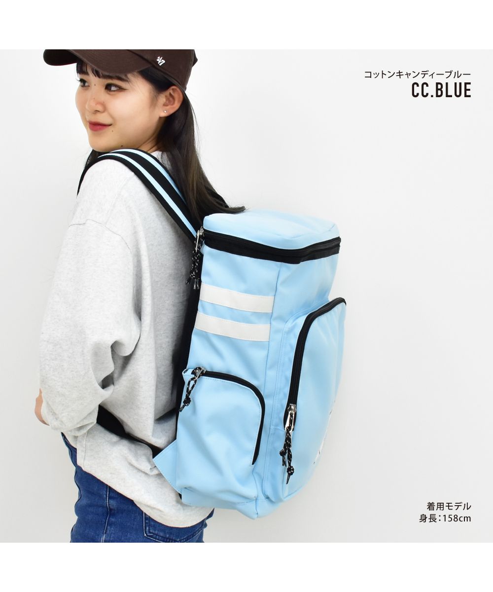Runner Aventura Backpack Box Type Square Large Capacity A4 Pocket Back Pocket Zipper Back Zipper PC Sleeve black Logo Women's