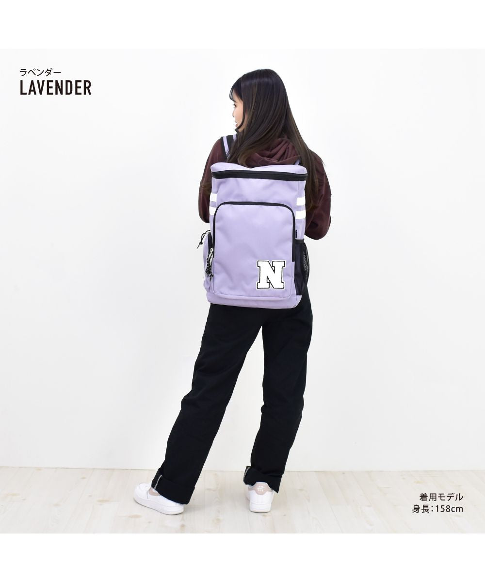Runner Aventura Backpack Box Type Square Large Capacity A4 Pocket Back Pocket Zipper Back Zipper PC Sleeve black Logo Women's