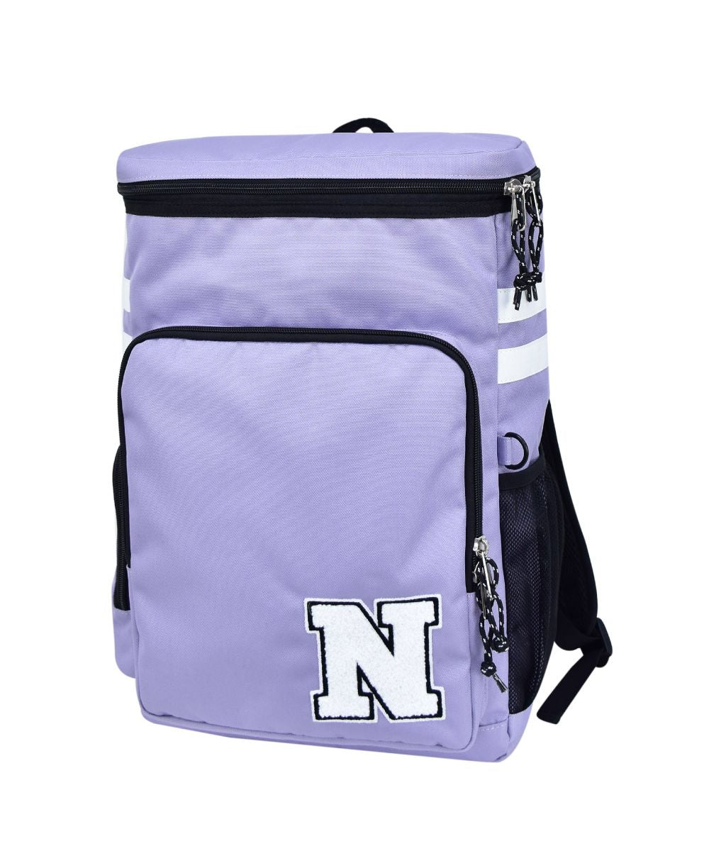 Runner Aventura Backpack Box Type Square Large Capacity A4 Pocket Back Pocket Zipper Back Zipper PC Sleeve black Logo Women's