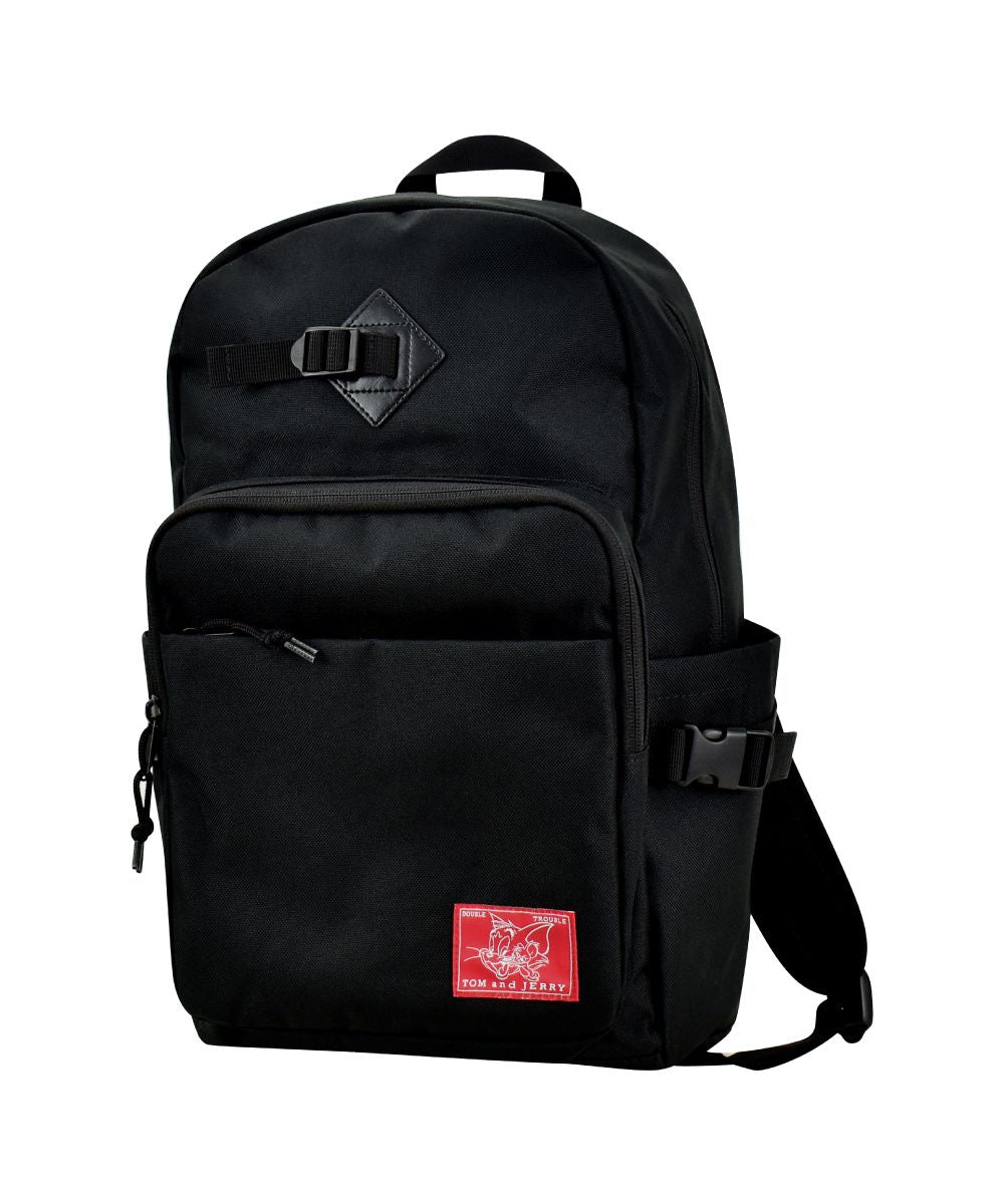 Runner Tom and Jerry Backpack Daypack Large Capacity A4 30L black Logo Insulated Cooler Bottle Holder Many Back Zipper Pockets Adult Ladies Men