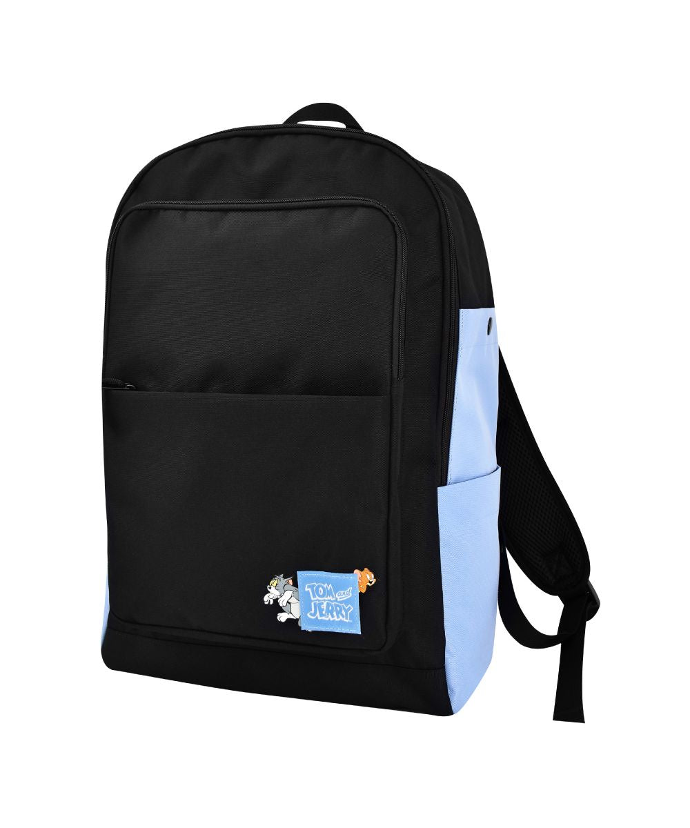 ランナー RUNNER トムとジェリー リュック デイパック 大容量 30L a4 黒 ロゴ 撥水 前 サイド 背面 ポケット 付き シンプル 女子 男子 女の子 男の子 男女兼用 女