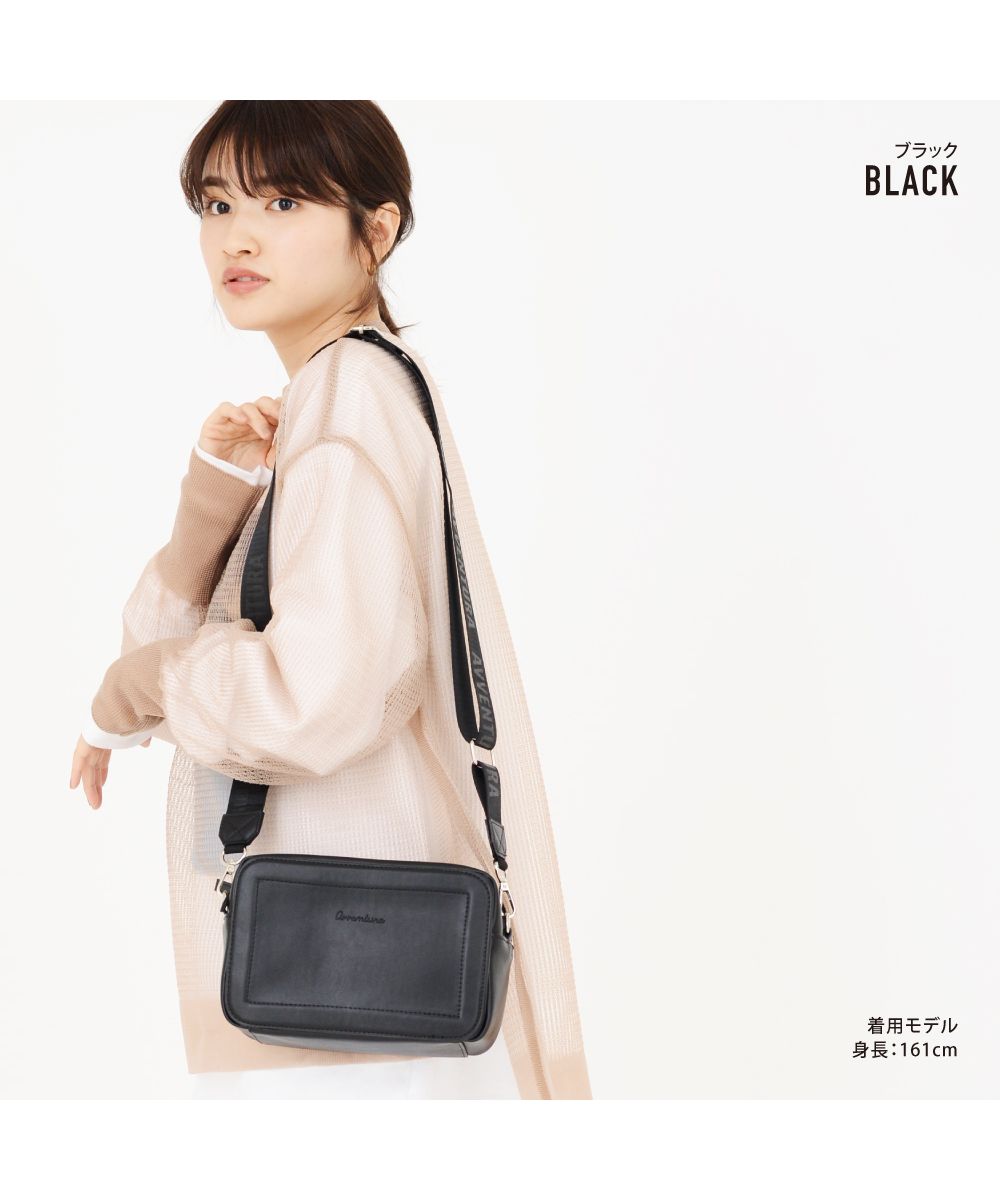 ランナー RUNNER アヴェンチュラ ショルダーバッグ ボックスショルダー レディース 女子 ファスナー 合成皮革 （キャメル） キャメル
