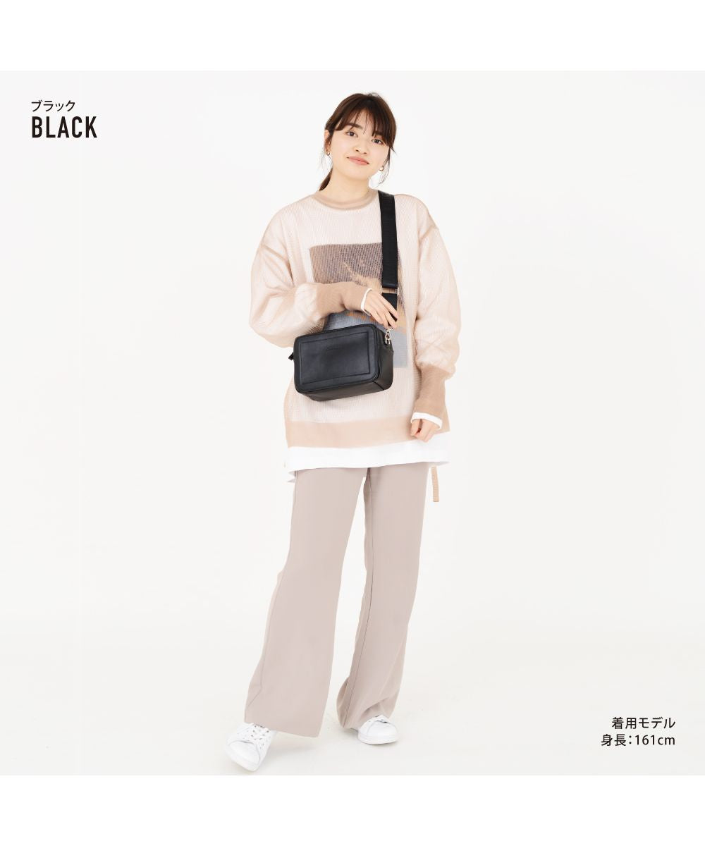 ランナー RUNNER アヴェンチュラ ショルダーバッグ ボックスショルダー レディース 女子 ファスナー 合成皮革 （キャメル） キャメル