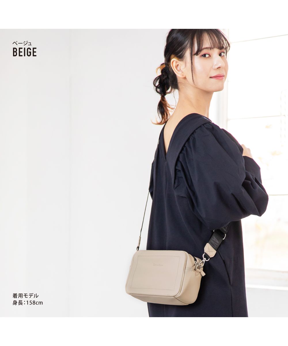 ランナー RUNNER アヴェンチュラ ショルダーバッグ ボックスショルダー レディース 女子 ファスナー 合成皮革 （キャメル） キャメル
