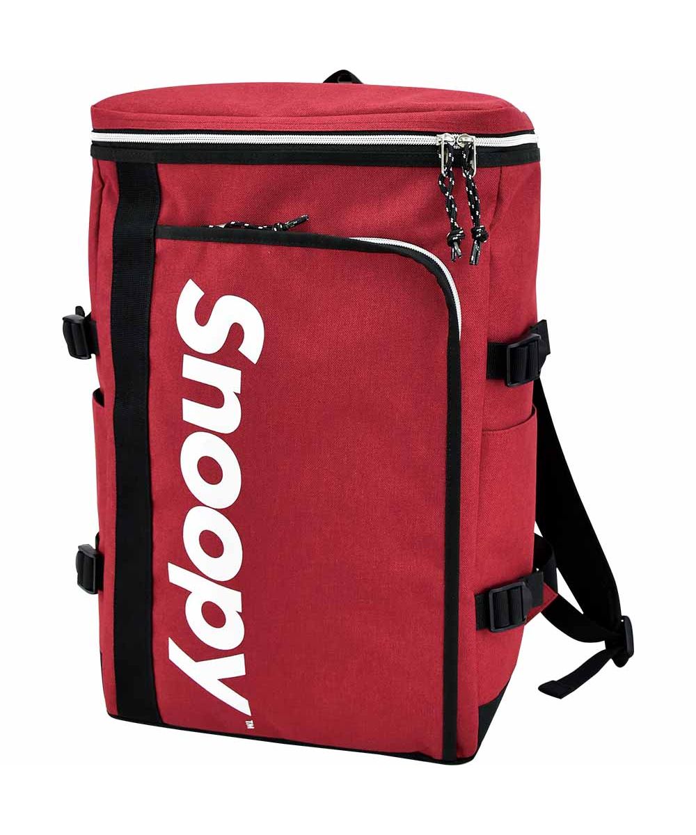 Runner Snoopy Backpack Square Box Type Large Capacity for Women Girls School Club Cram School Bag