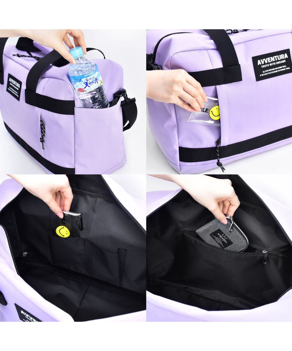 ランナー RUNNER アヴェンチュラ ボストンバッグ 旅行バッグ 旅行 防災 ショルダー 撥水 大容量 大きい 黒 リュック 女子 男子 男女兼用 高校生 中学生 ユニセックス レデ