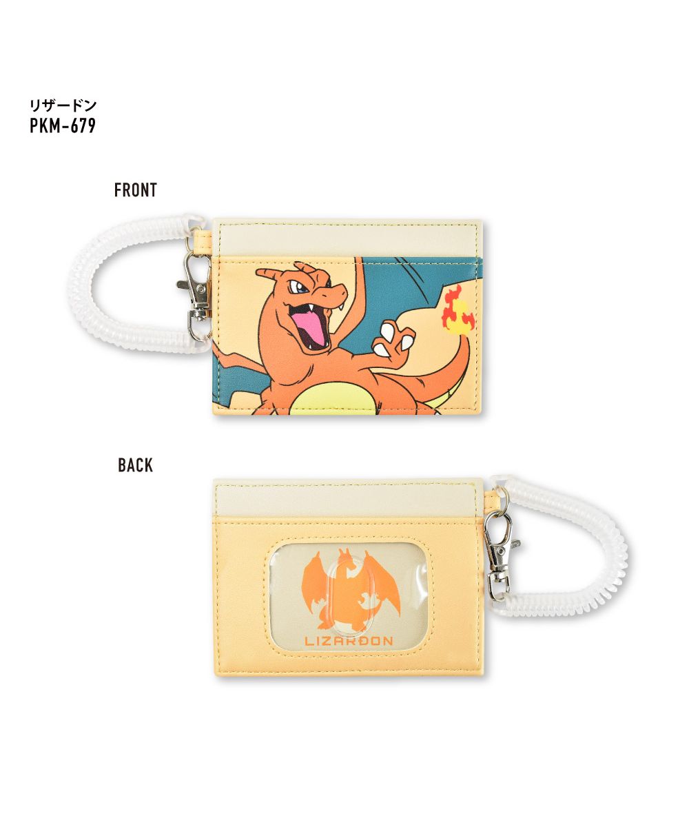 Runner Pokémon Pocket Monster Pass Case Commuter Pass Holder Card Case IC Card Pikachu Snorlax Ladies Girls Synthetic Leather Coil Code Ladies