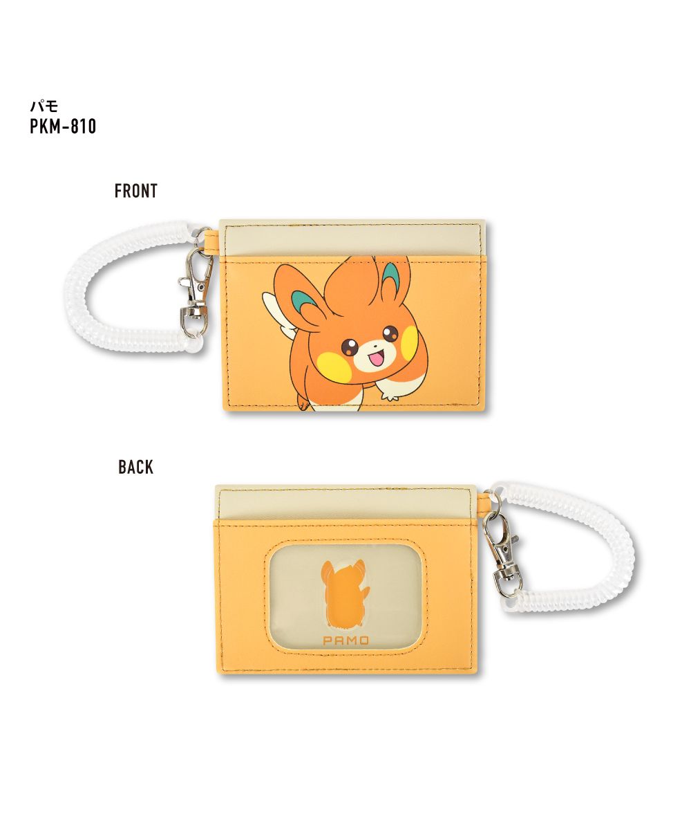 Runner Pokémon Pocket Monster Pass Case Commuter Pass Holder Card Case IC Card Pikachu Snorlax Ladies Girls Synthetic Leather Coil Code Ladies