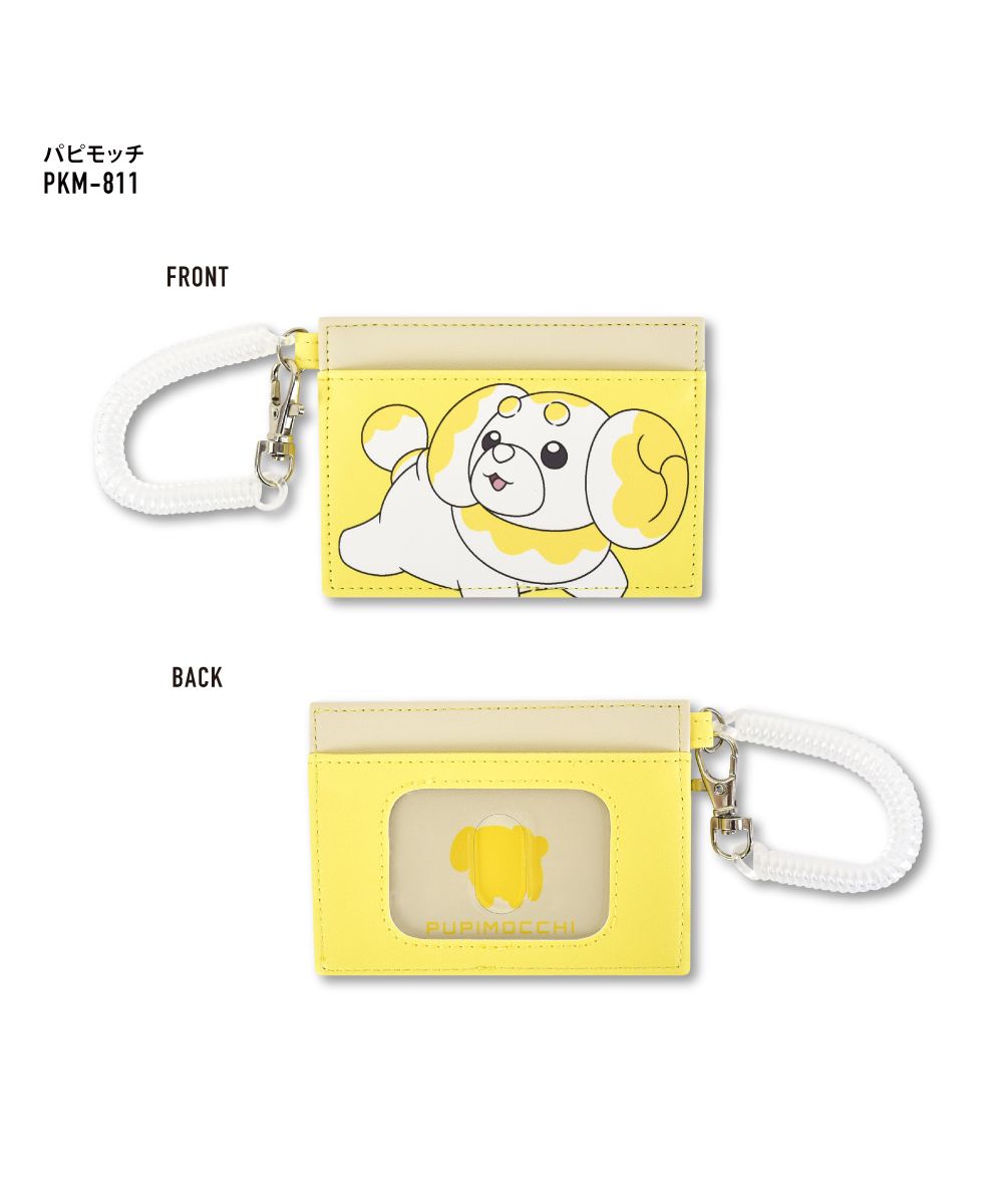 Runner Pokémon Pocket Monster Pass Case Commuter Pass Holder Card Case IC Card Pikachu Snorlax Ladies Girls Synthetic Leather Coil Code Ladies