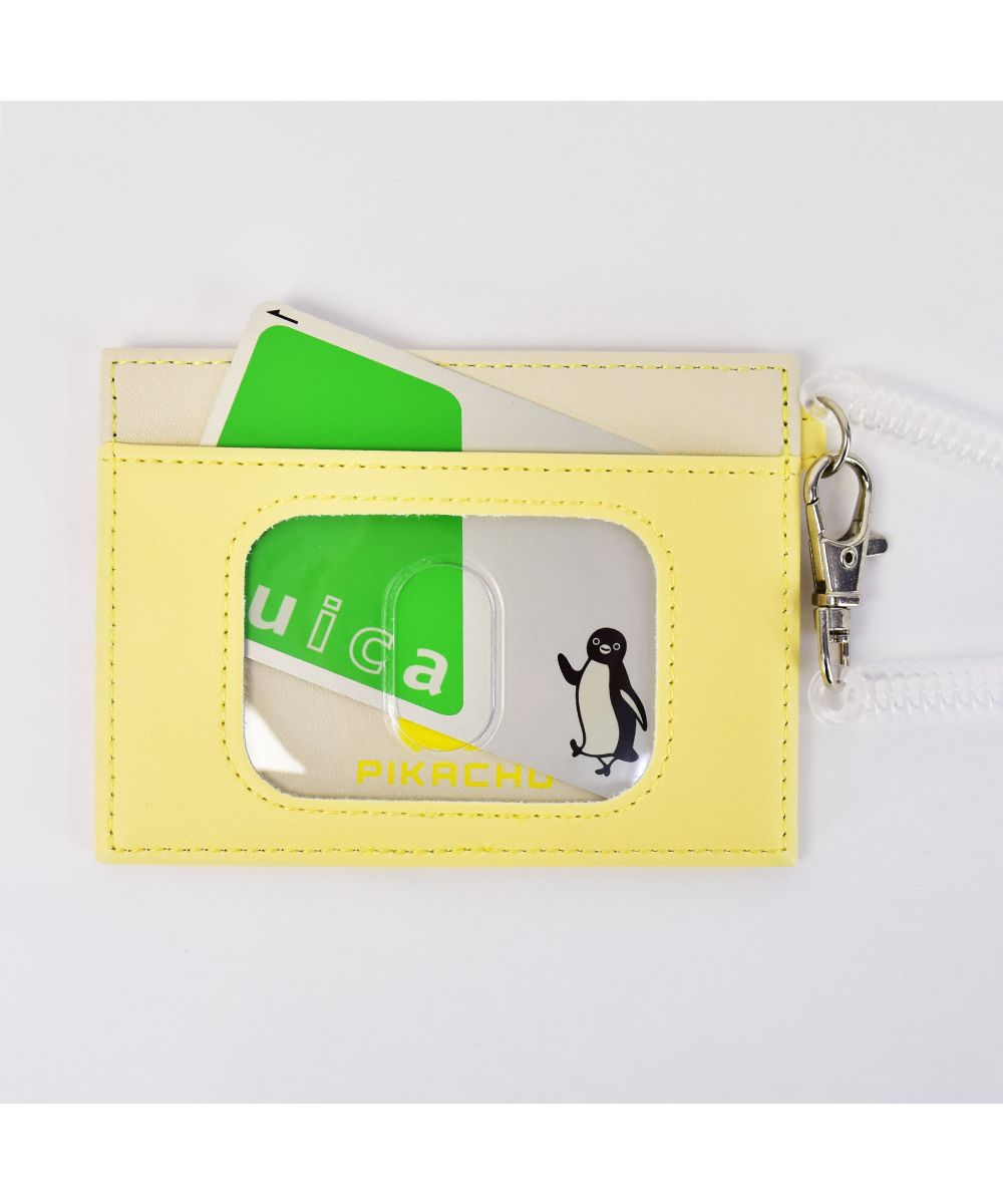 Runner Pokémon Pocket Monster Pass Case Commuter Pass Holder Card Case IC Card Pikachu Snorlax Ladies Girls Synthetic Leather Coil Code Ladies