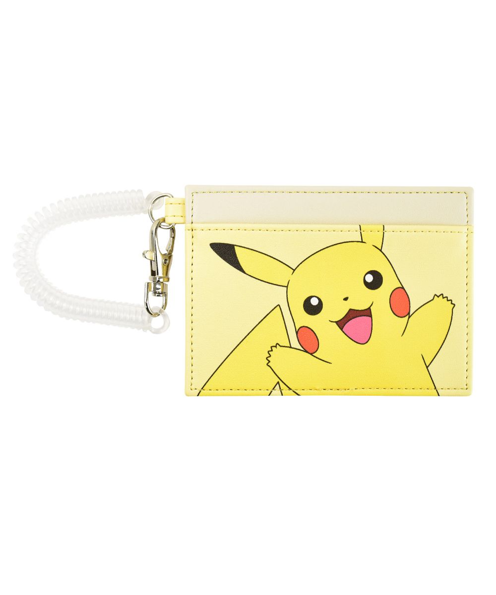 Runner Pokémon Pocket Monster Pass Case Commuter Pass Holder Card Case IC Card Pikachu Snorlax Ladies Girls Synthetic Leather Coil Code Ladies