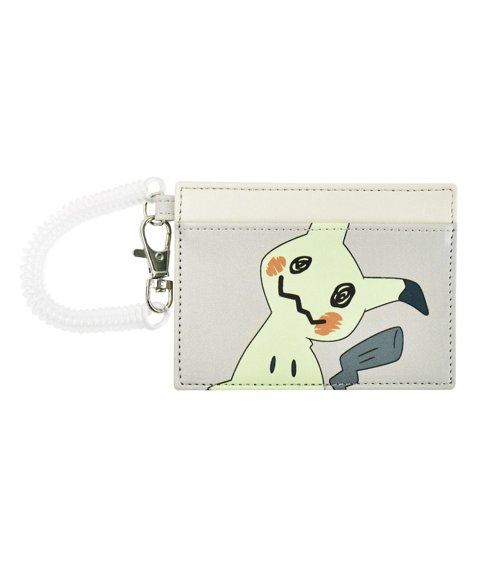 Runner Pokémon Pocket Monster Pass Case Commuter Pass Holder Card Case IC Card Pikachu Snorlax Ladies Girls Synthetic Leather Coil Code Ladies