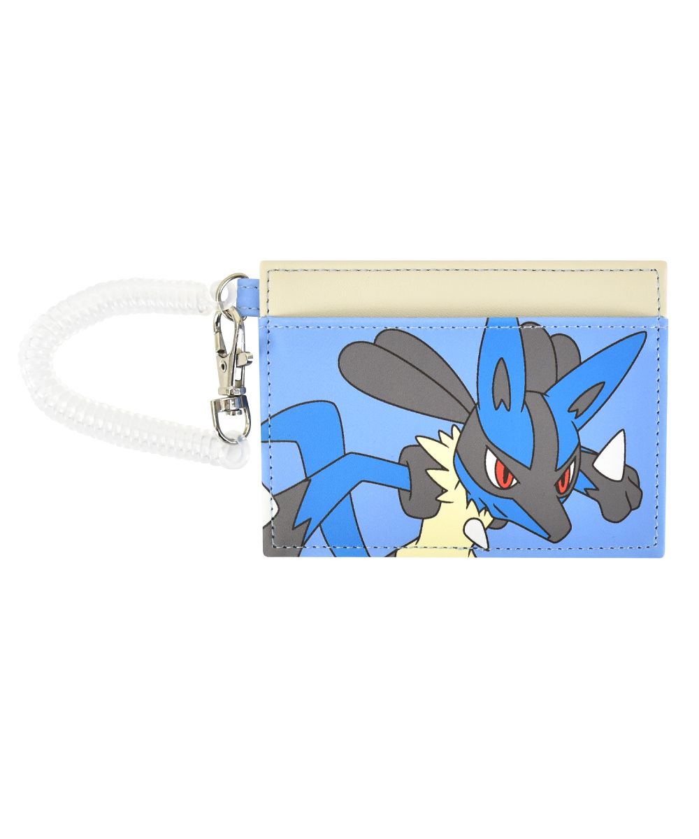 Runner Pokémon Pocket Monster Pass Case Commuter Pass Holder Card Case IC Card Pikachu Snorlax Ladies Girls Synthetic Leather Coil Code Ladies