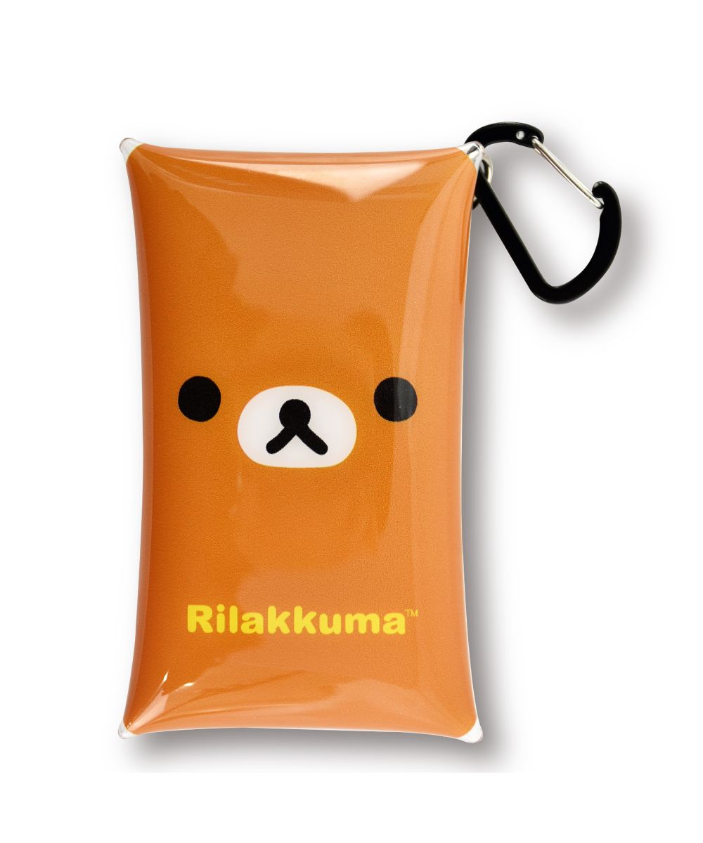 Runner Rilakkuma Pass Case Commuter Pass Holder 2 Pieces Small Item Storage Clear Multi-Case S Size Korilakkuma Kiiroitori Character Cute Simple Multifunctional Person