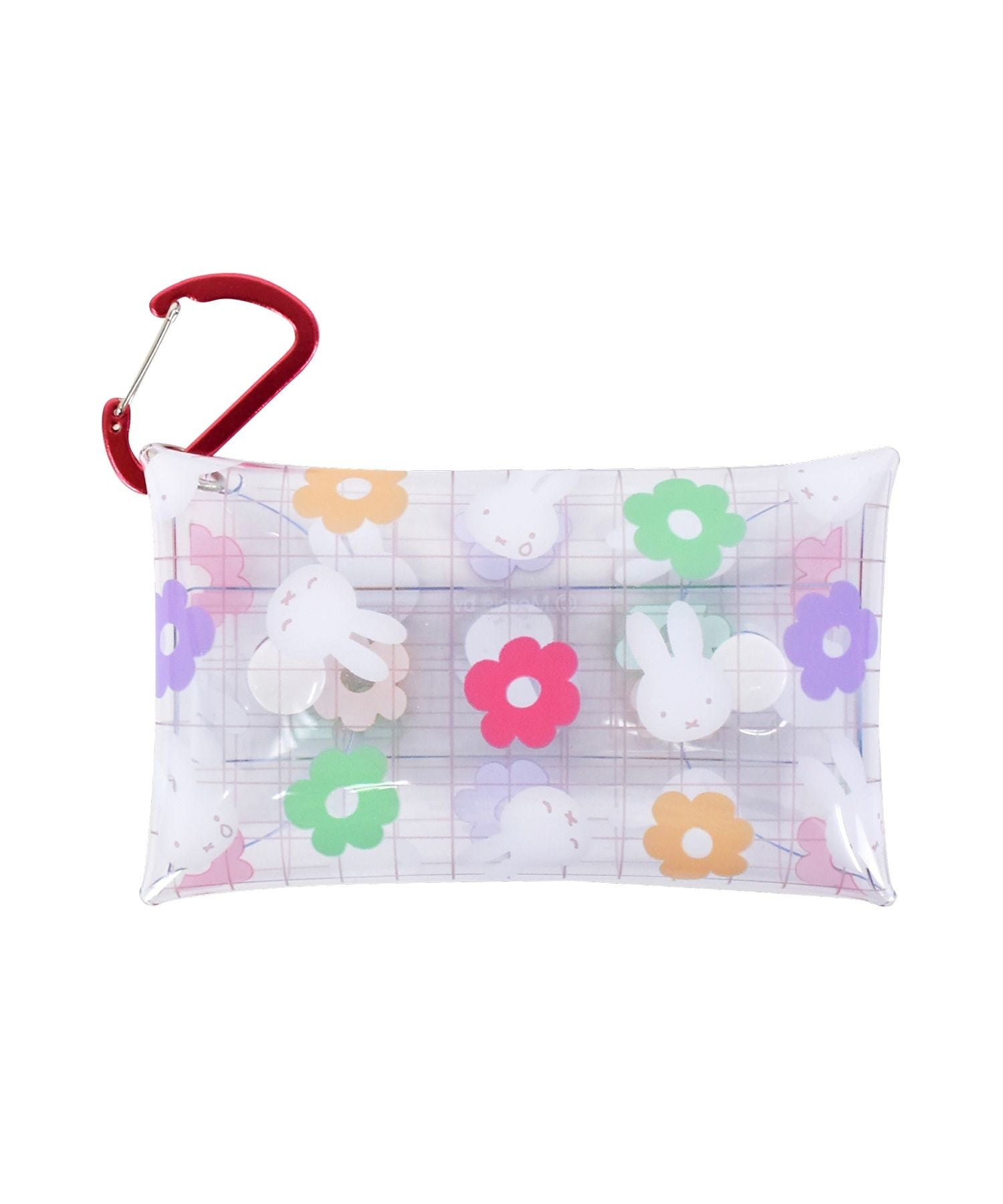 Runner Miffy Pass Case Commuter Pass Holder 2 Pieces Small Item Storage Clear Multi-Case S Size Ladies Girls Boys Brand Character Cute