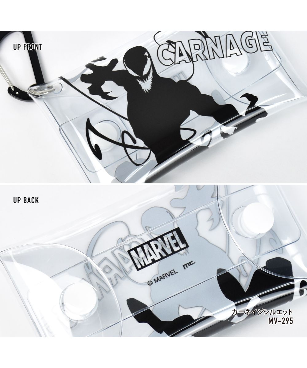 ランナー RUNNER マーベル キーケース スマート キー 小物入れ クリアマルチケース Sサイズ レディース 女子 女の子 フック付き 透明 クリア PVC メンズ 男子 男の子