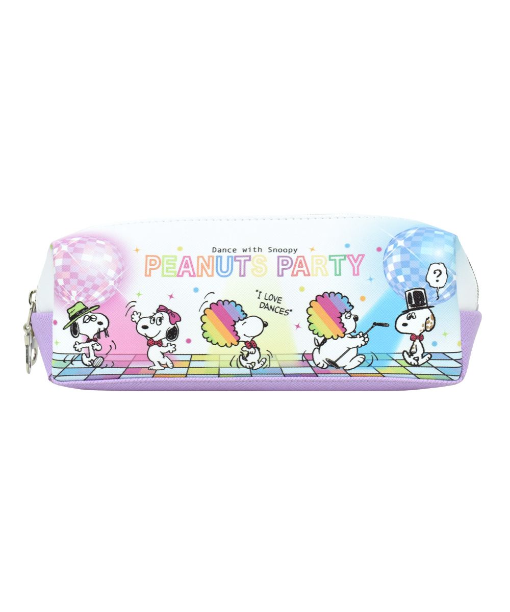 Runner Snoopy Pen Case Pencil Box for Ladies Girls Adults High School Students 2 Room Double Zipper synthetic leather Girls Men's Boys High School Middle School Brand Stylish Fashionable