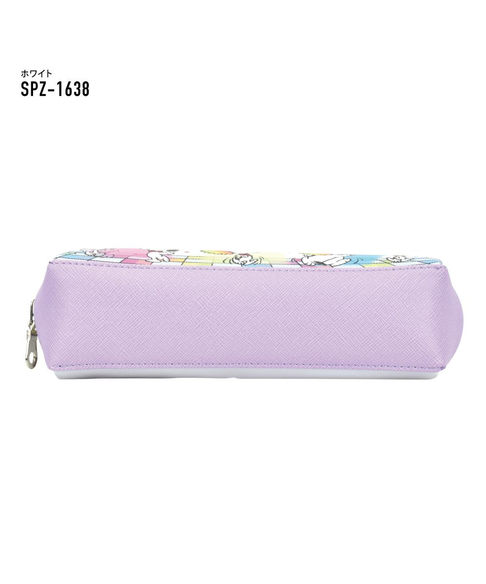 Runner Snoopy Pen Case Pencil Box for Ladies Girls Adults High School Students 2 Room Double Zipper synthetic leather Girls Men's Boys High School Middle School Brand Stylish Fashionable