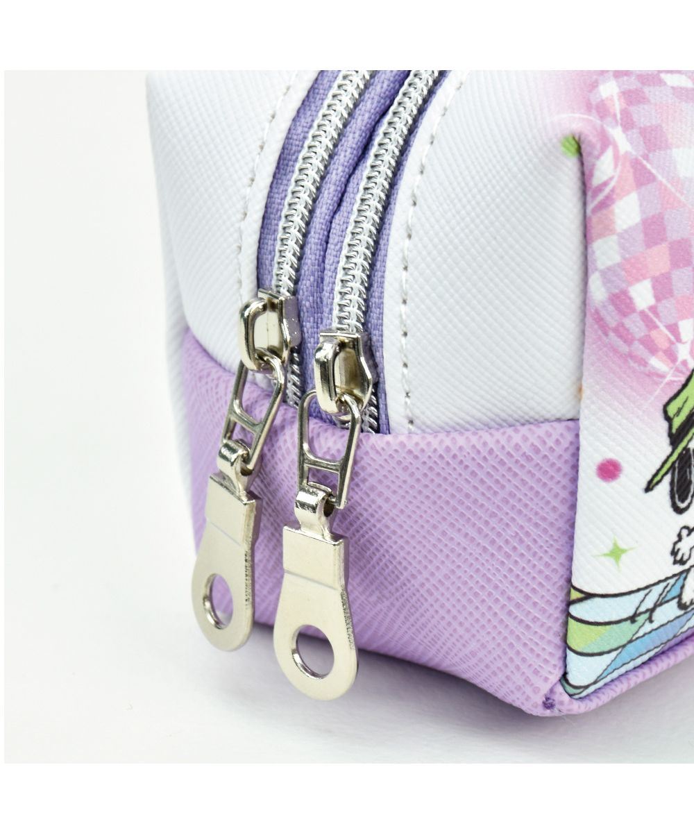 Runner Snoopy Pen Case Pencil Box for Ladies Girls Adults High School Students 2 Room Double Zipper synthetic leather Girls Men's Boys High School Middle School Brand Stylish Fashionable