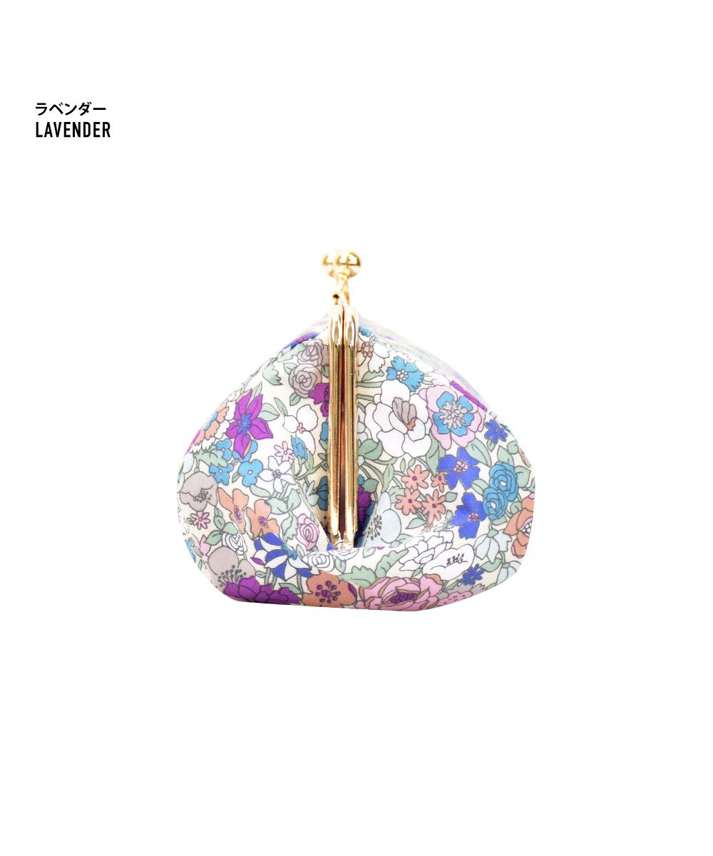 ランナー RUNNER ポーチ 小物入れ レディース 女子 安心の日本製 花柄 ポーチ がま口 口金 玉付き 化粧ポーチ 大きめ コスメポーチ メイクポーチ花柄生地 ファッション 小物