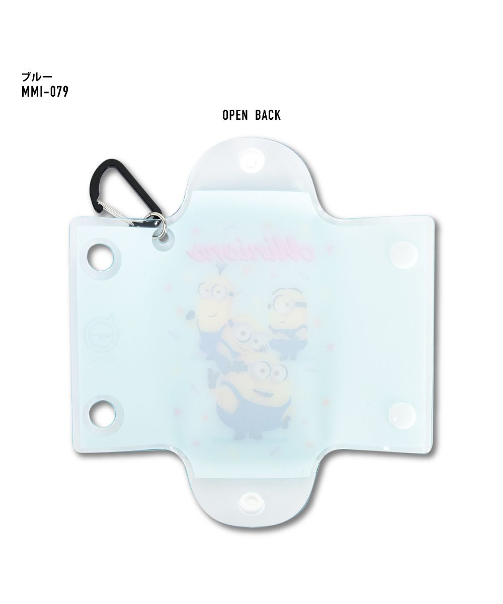 ランナー RUNNER ミニオン パスケース 定期入れ カードケース 定期  2枚以上 小物入れ クリアマルチケース Sサイズ レディース 女子 女の子 フック付き 透明 クリア PV