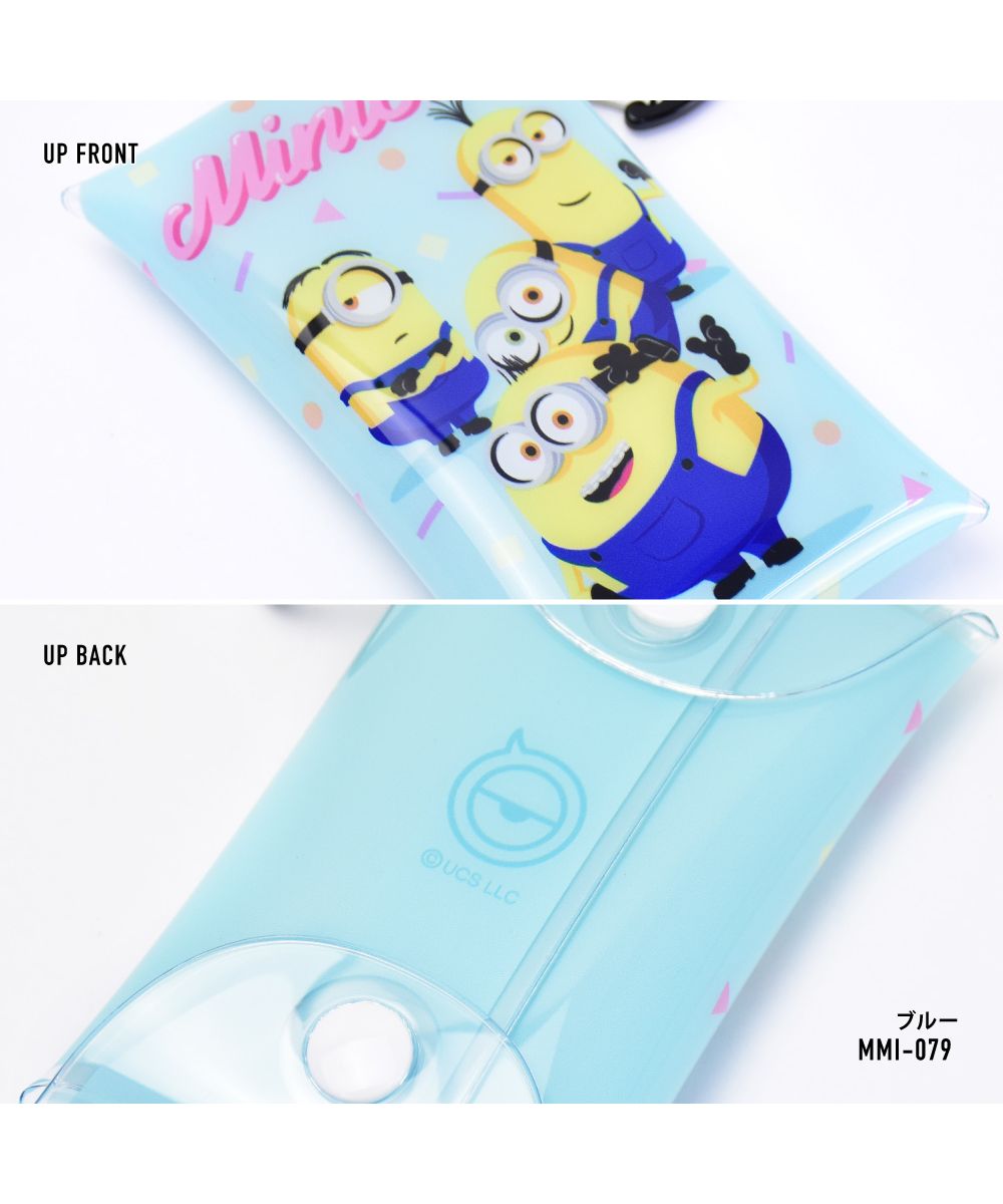 ランナー RUNNER ミニオン パスケース 定期入れ カードケース 定期  2枚以上 小物入れ クリアマルチケース Sサイズ レディース 女子 女の子 フック付き 透明 クリア PV