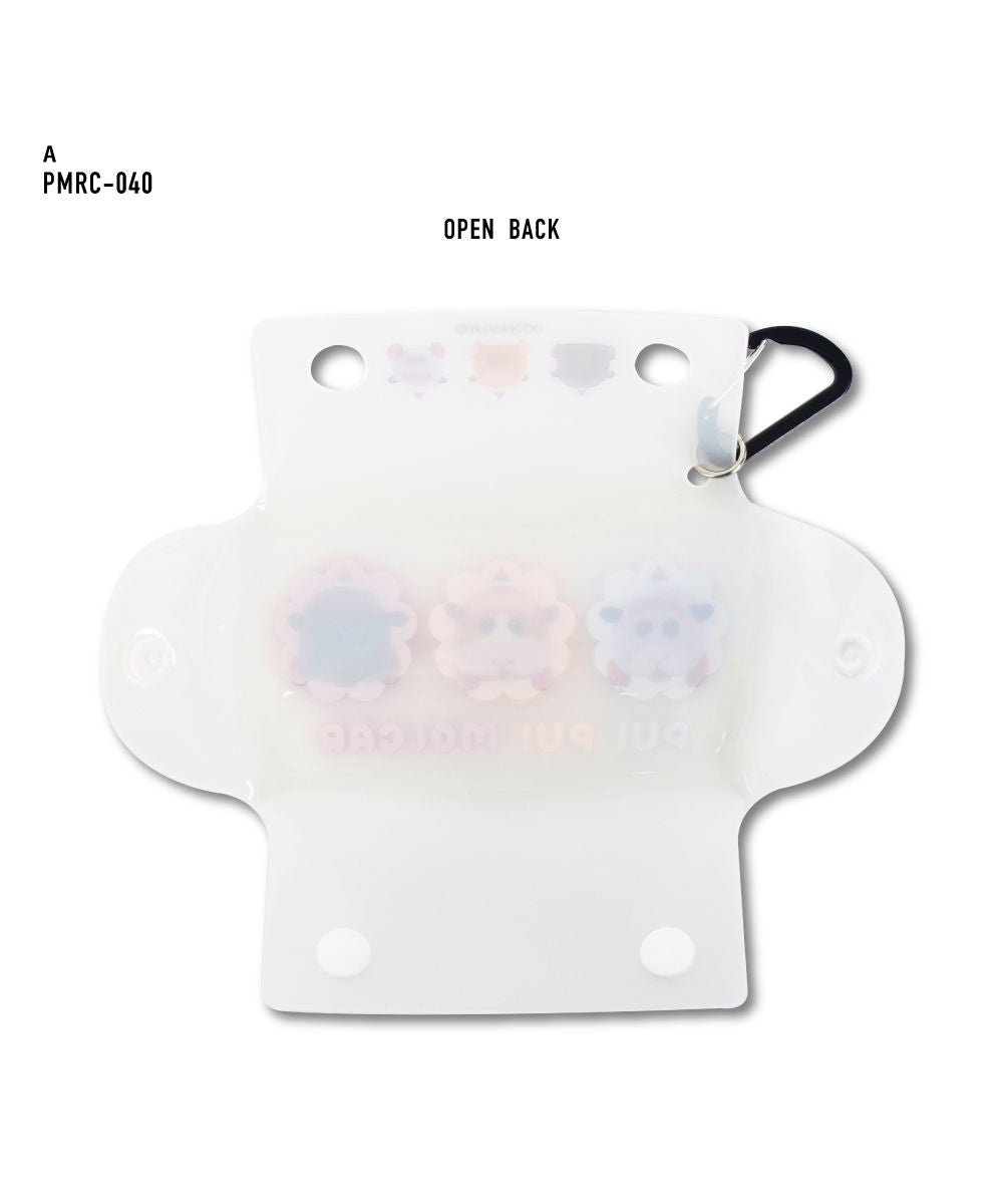 ランナー RUNNER PUIPUIモルカー パスケース 定期入れ 2枚 小物入れ クリアマルチケース Sサイズ レディース 女子 女の子 モルモット ポテト シロモ メンズ 男子 男