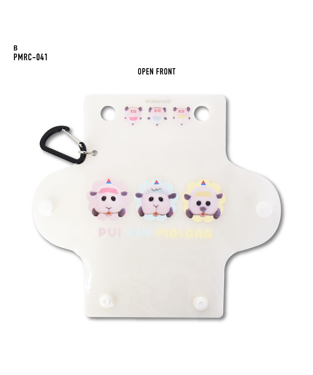 ランナー RUNNER PUIPUIモルカー パスケース 定期入れ 2枚 小物入れ クリアマルチケース Sサイズ レディース 女子 女の子 モルモット ポテト シロモ メンズ 男子 男