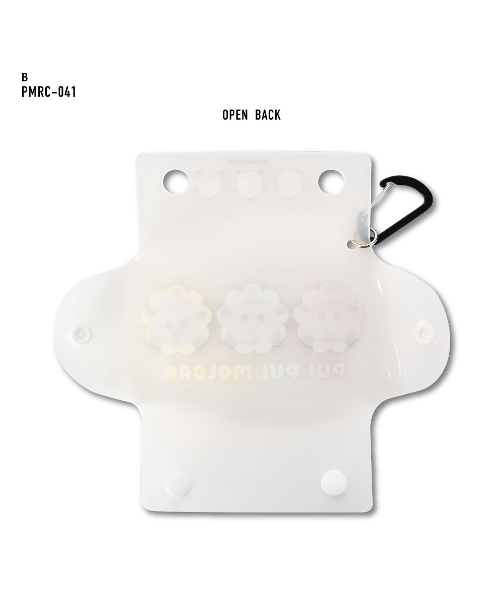 ランナー RUNNER PUIPUIモルカー パスケース 定期入れ 2枚 小物入れ クリアマルチケース Sサイズ レディース 女子 女の子 モルモット ポテト シロモ メンズ 男子 男