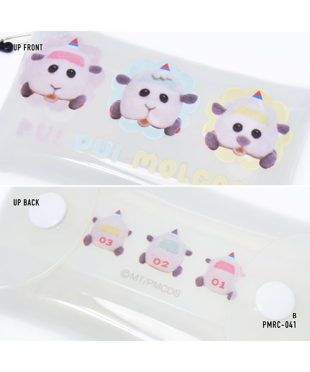 ランナー RUNNER PUIPUIモルカー パスケース 定期入れ 2枚 小物入れ クリアマルチケース Sサイズ レディース 女子 女の子 モルモット ポテト シロモ メンズ 男子 男