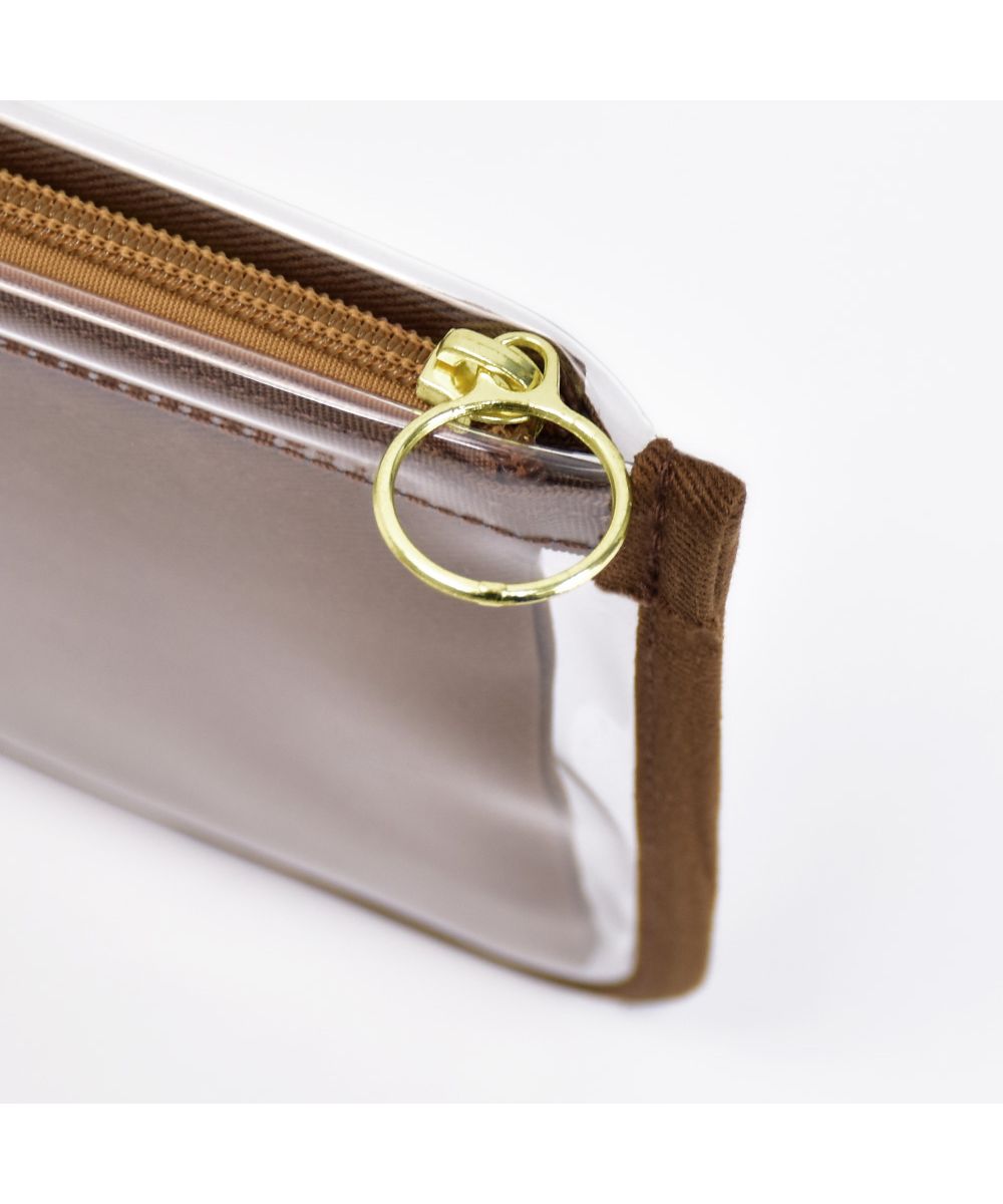 ランナー RUNNER スヌーピー ポーチ フラットポーチ レイヤーポーチ 化粧ポーチ コスメポーチ トラベルポーチ クリア シンプル ファスナー 学生 高校生 中学生 レディース 女