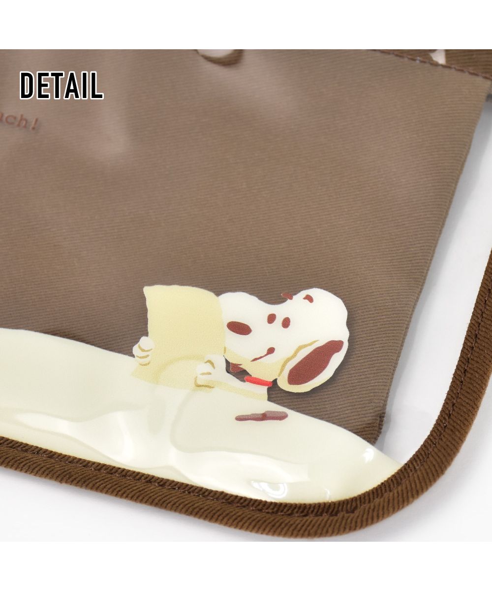 ランナー RUNNER スヌーピー ポーチ フラットポーチ レイヤーポーチ 化粧ポーチ コスメポーチ トラベルポーチ クリア シンプル ファスナー 学生 高校生 中学生 レディース 女