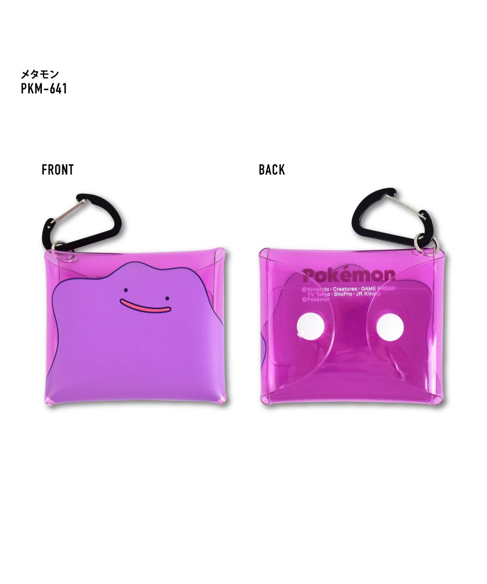 跑者RUNNER 口袋妖怪寶可夢耳機收納包小物收納迷你有線/無線收納air pods/pro 透明多功能盒SS尺寸女士, image size:1000x1200