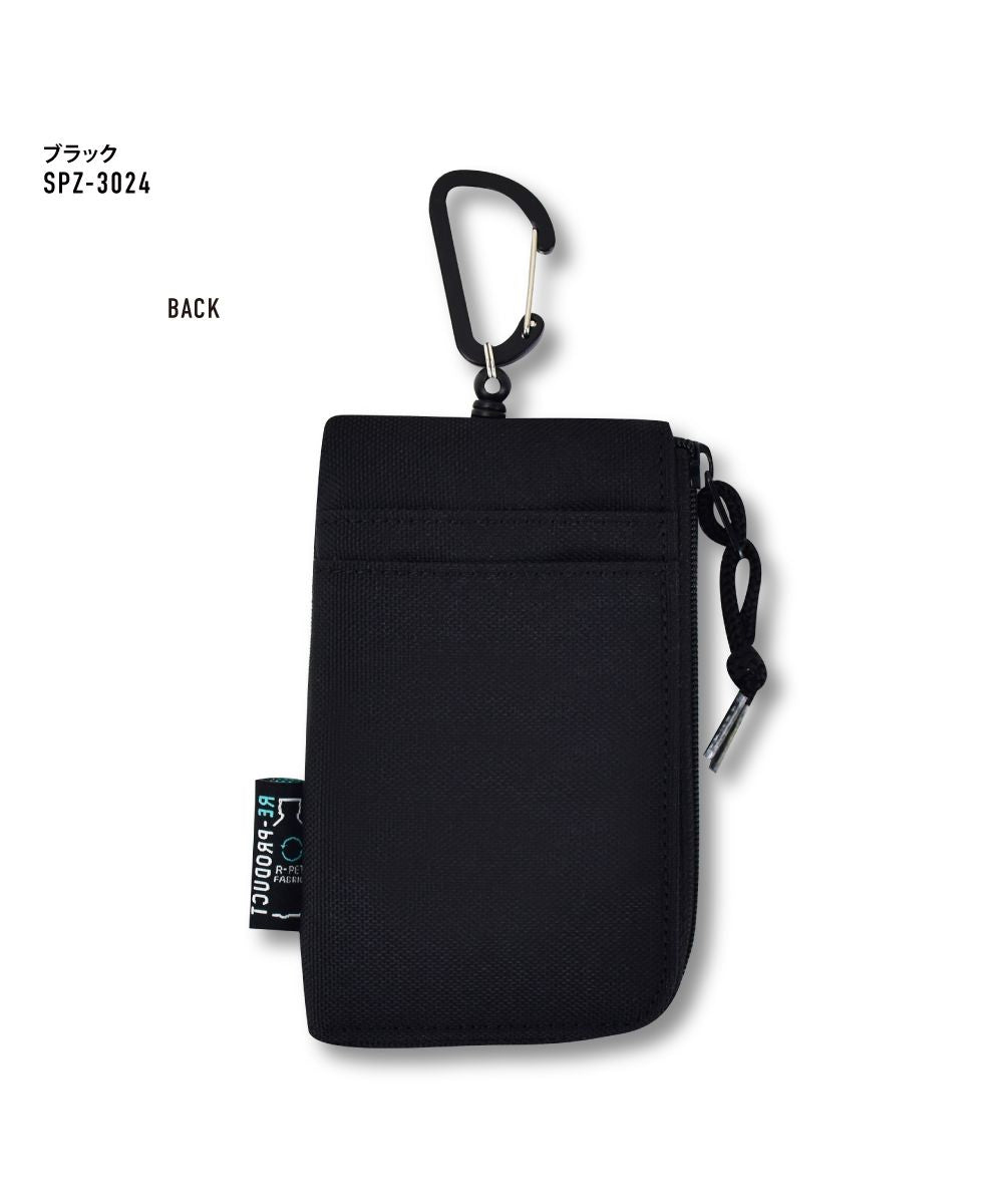 ランナー RUNNER スヌーピー パスケース キーケース カードケース 撥水 リール キーフック カラビナ 小さい 定期入れ サスティナブル エコ 大人 レディース 女子 男女兼用