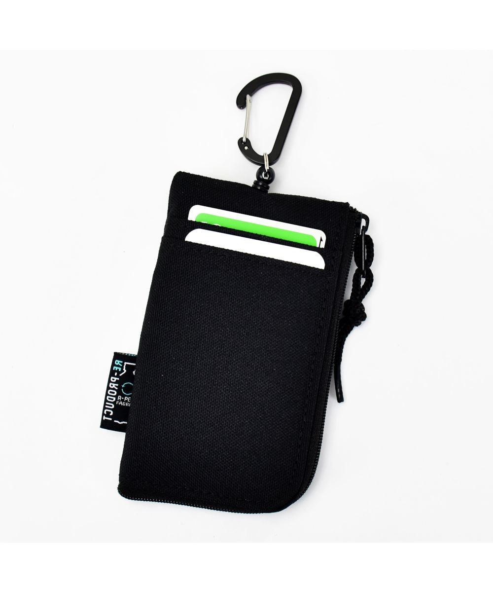 ランナー RUNNER スヌーピー パスケース キーケース カードケース 撥水 リール キーフック カラビナ 小さい 定期入れ サスティナブル エコ 大人 レディース 女子 男女兼用