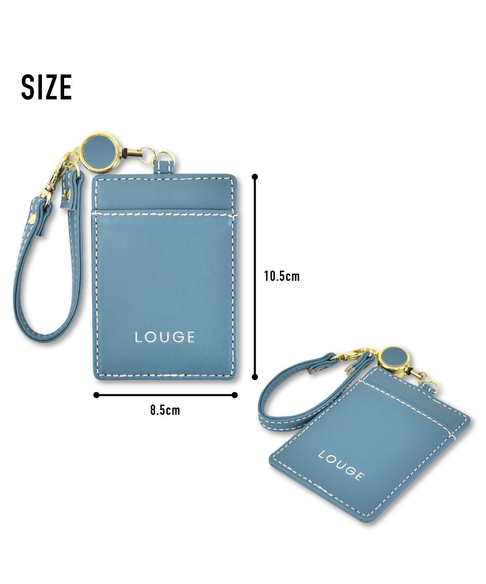 ランナー RUNNER パスケース 定期入れ カードケース 合皮 リール付き カード2枚 シンプル 軽量 薄型 大人 レディース メンズ 女子 男子 女の子 男の子 男女兼用 高校生