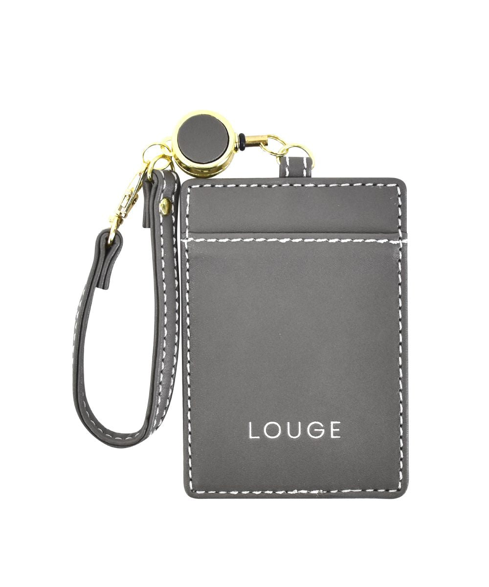 ランナー RUNNER パスケース 定期入れ カードケース 合皮 リール付き カード2枚 シンプル 軽量 薄型 大人 レディース メンズ 女子 男子 女の子 男の子 男女兼用 高校生