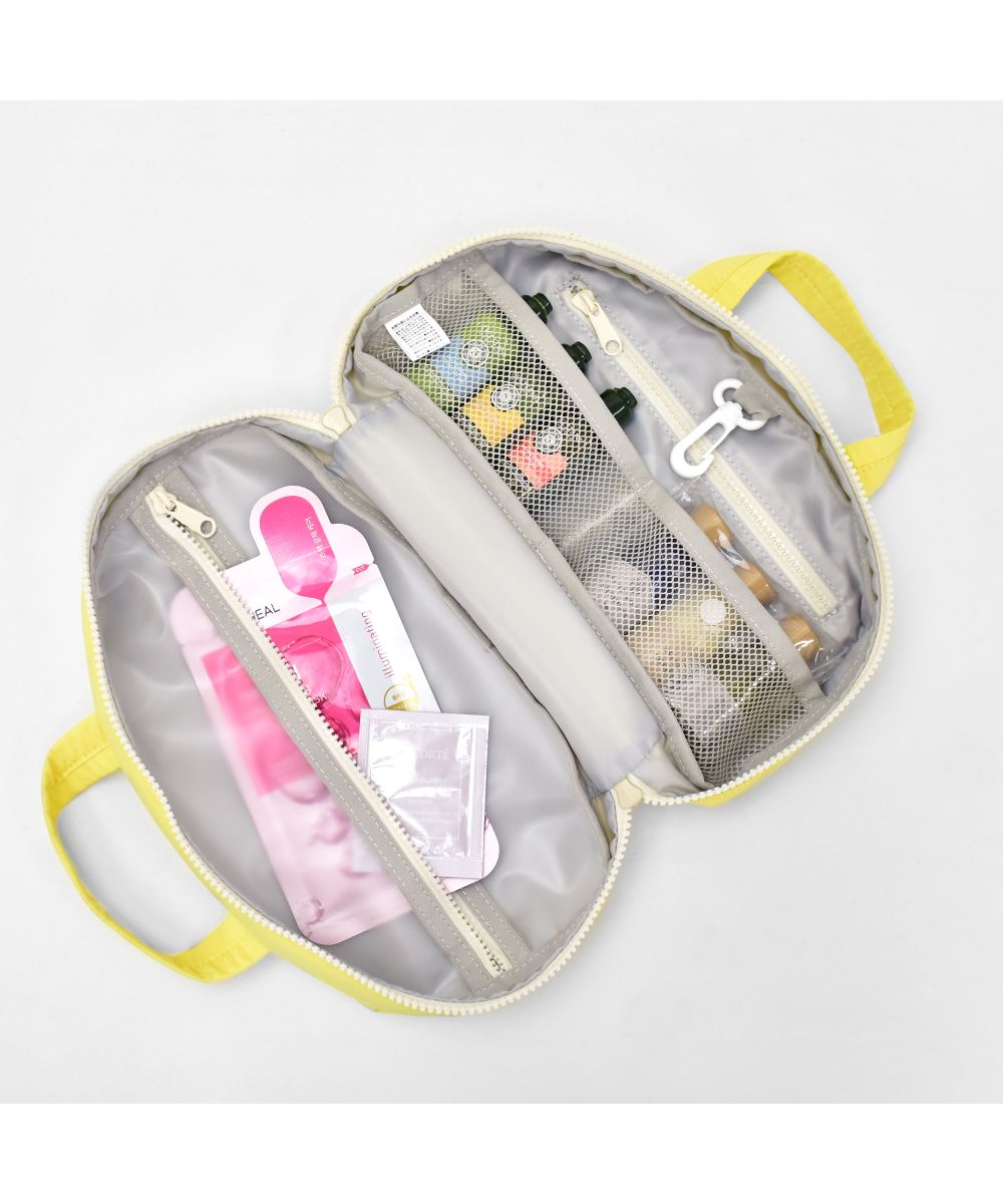 Runner Aventura Pouch Hanging Makeup Pouch Large Capacity Zipper Many Pockets Mesh Pockets Cosmetic Box Makeup Storage Box Portable Cute Zipper